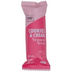 NU Brownie Bites - Cookies & Cream 10 x 72g